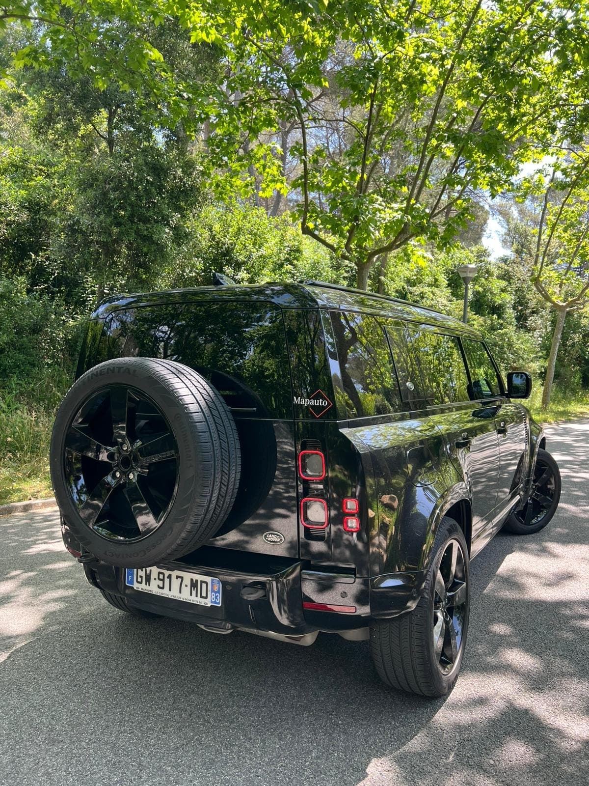 Land Rover Defender V8: vue 1