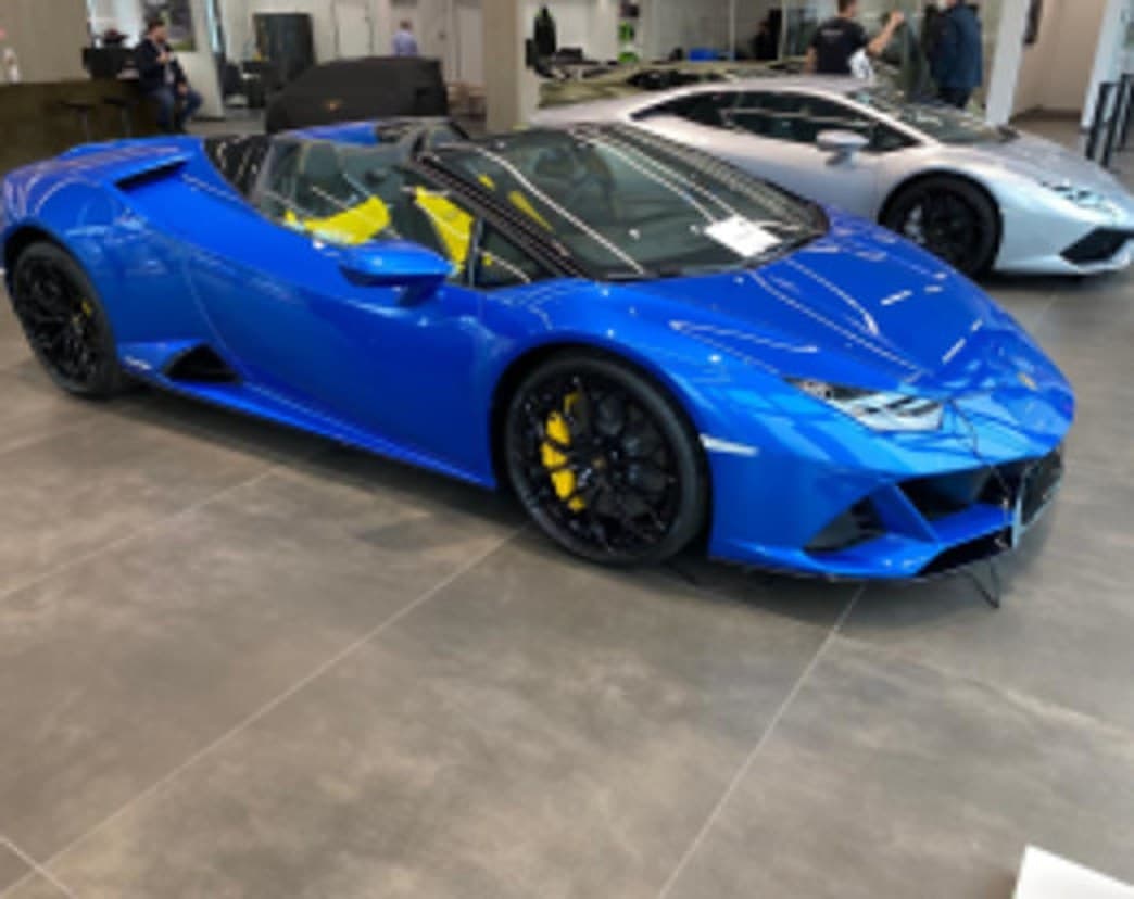 Lamborghini Huracán EVO Spyder: vue 1