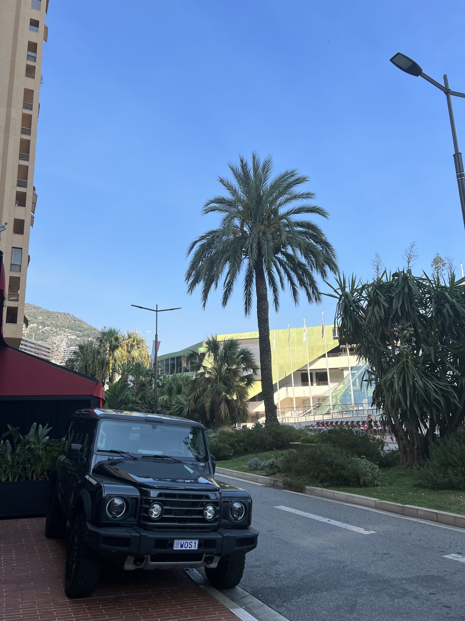 Mercedes G-Class blindée à Monaco pour transfert de sécurité VIP